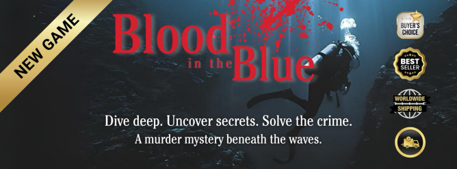blood in the blue banner diver